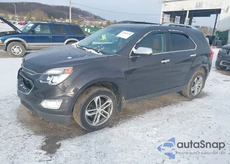 2016 Chevrolet Equinox Ltz from USA, damaged, VIN 2GNFLGE37G6162083